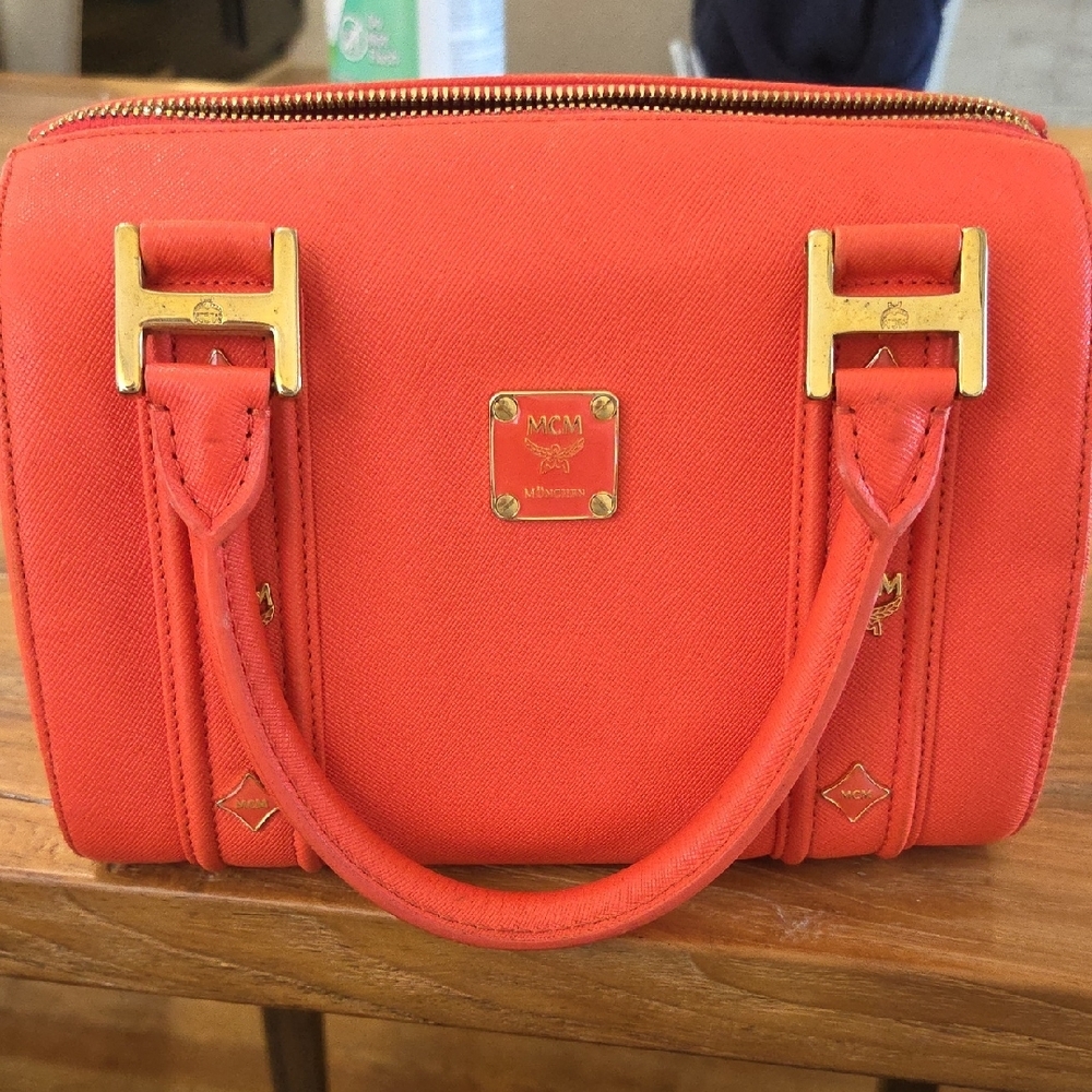MCM Orange Women's Handbag